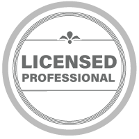 Licensed professional badge