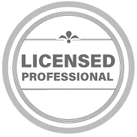 Licensed professional badge